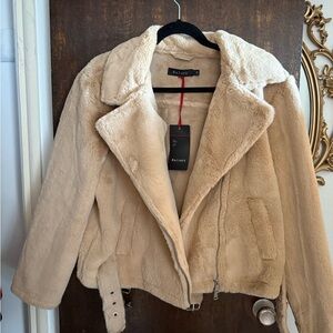 Faux fur Tan Jacket